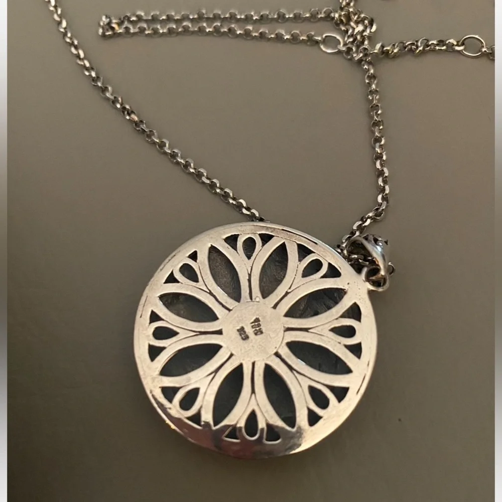 Devata Sterling silver & 18k Bali Pendant